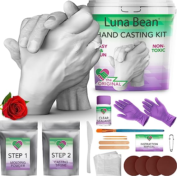 Luna Bean KEEPSAKE Hand Casting Kit – Preserve Precious Moments Forever